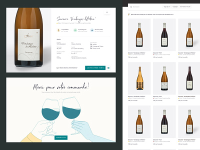 E-commerce Layouts animation ecommerce illustration layouts typography ux website wine