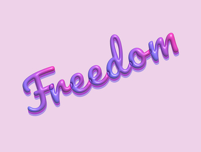 Freedom gradient text color freedom gradient social media text typography