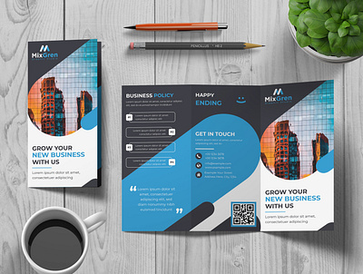 Corporate Tri-Fold Brochure Design bi fold brochure brochure design brochure template business brochure company brochure tri fold brochure z fold brochure