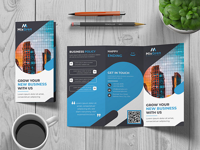 Corporate Tri-Fold Brochure Design