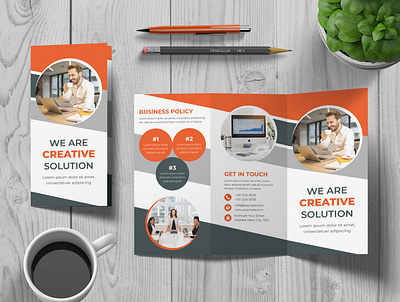 Corporate Tri-Fold Brochure Design bi fold brochure brochure design brochure template business brochure company brochure tri fold brochure z fold brochure