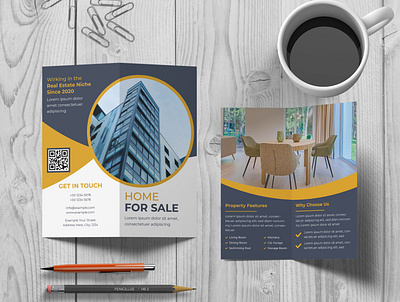 Corporate Bi-Fold Brochure Design bi fold brochure brochure design brochure template business brochure company brochure tri fold brochure z fold brochure