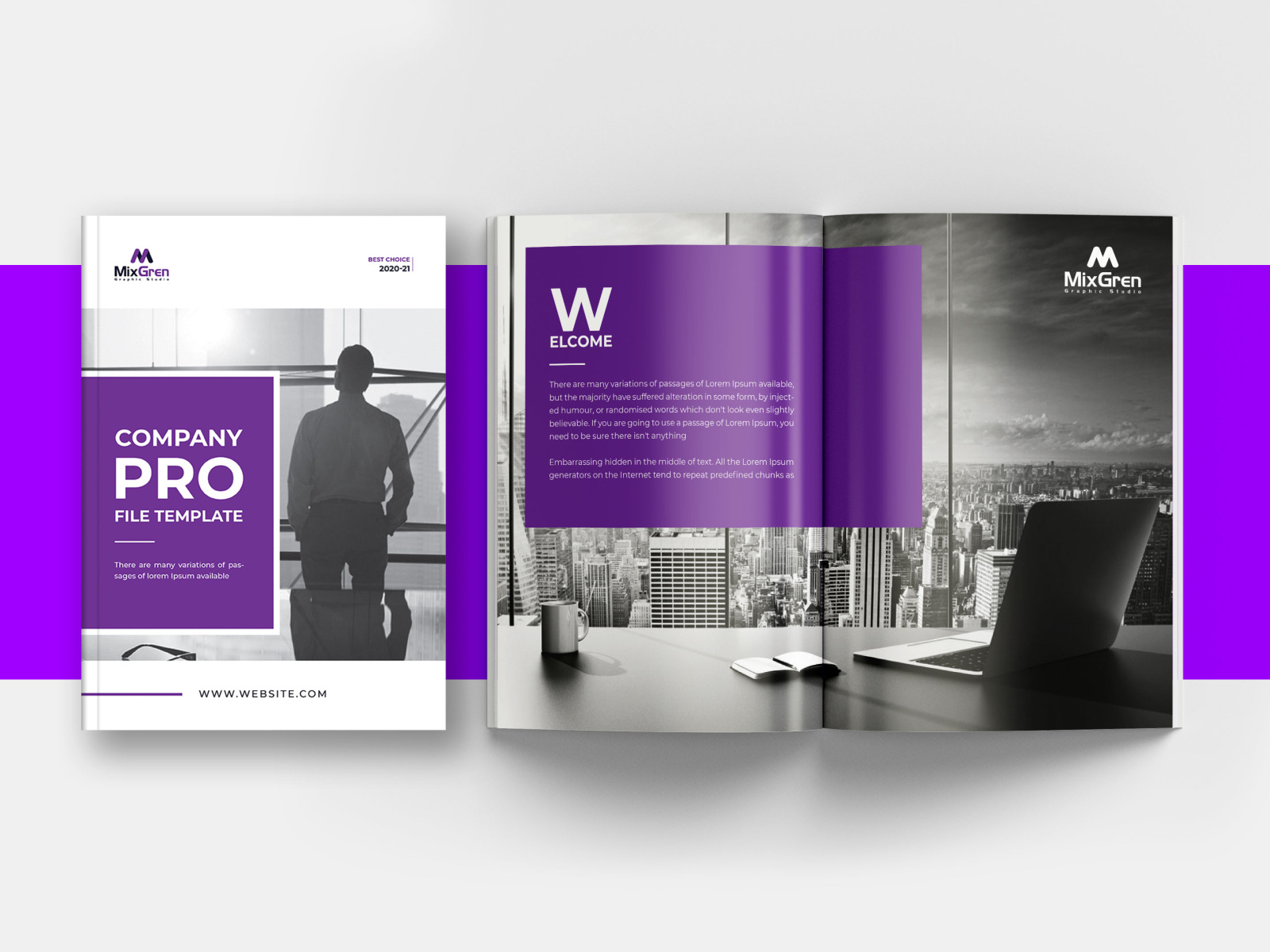 Corporate Company Profile Design By Mixgren On Dribbble