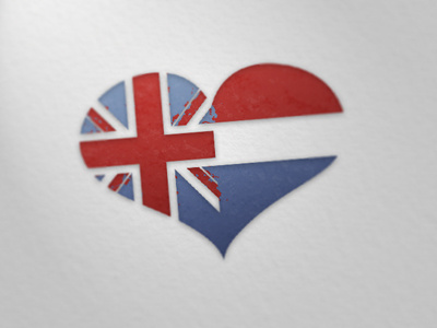 Anglo Dutch Love dutch english heart love