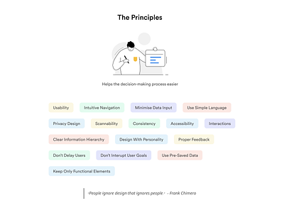 The Principles app data design ui ux