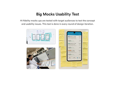 Big Mocks Usability Testing