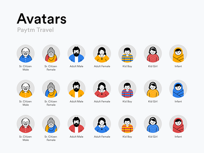 Indian Avatars - Paytm Travel