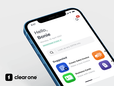 Introducing CleaOne App - make your busiess no.1 app butter clean design system iconography icons minimal product design ui ux