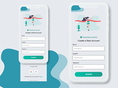 Daily Ui 001 - SignUp app daily 100 challenge dailyui dailyui 001 design signupscreen ui