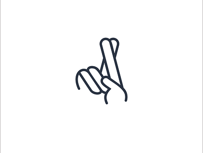 peace finger design icon illustration logo vector