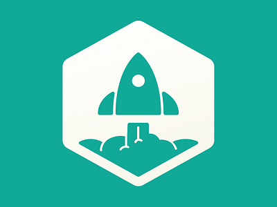 SaaStr branding hexagon identity logo rocket saastr symbol