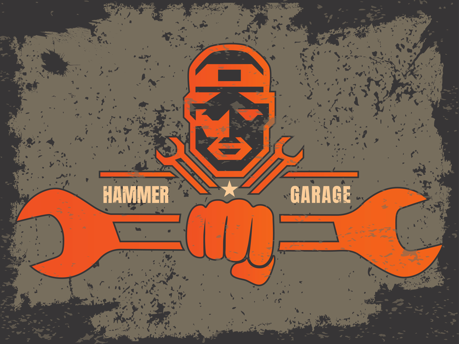 Hammer Garage by Elvis Christian on Dribbble