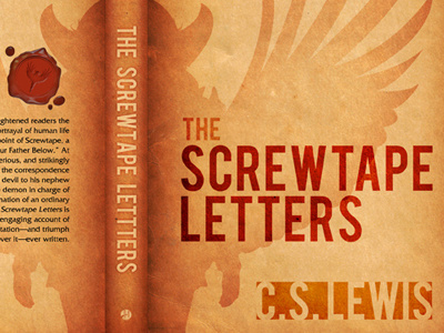 The Screwtape Letters Cover Design book bookcover c.s. lewis publishing scad screwtape