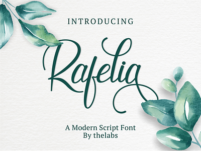 Rafelia Script Font branding calligraphy design elegant font font font awesome font design handlettering luxury font modern font script typography