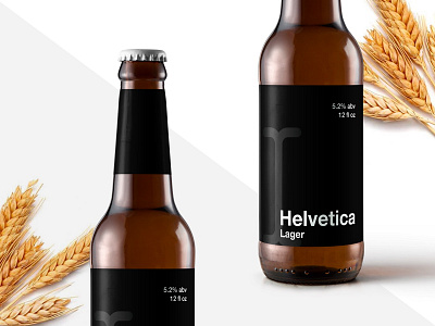 Pairings beer bottle brand concept label logos logotype mockup type typography