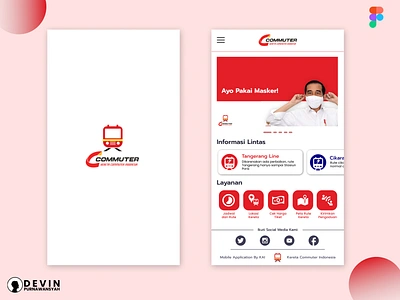 Redesign KRL Access Jakarta app design icon illustration ui ux