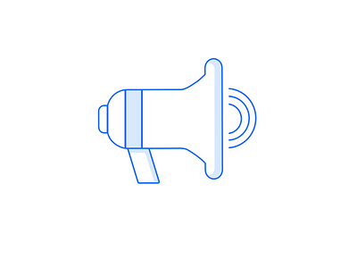 Megaphone icon for Leadsgate Dashboard, Fintech | Lepshey banking dashboad finance fintech graphic design icon icons ill illustration illustrations loan platform megaphone product product design startup ui ux uxui