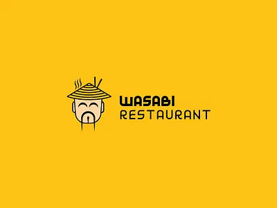 Wasabi Restaurant Logo brand brand design brand designer brand identity branding branding design corporate design corporate identity design graphic graphic design logo logo and branding logo design logo presentation logos logotype type typographic typography