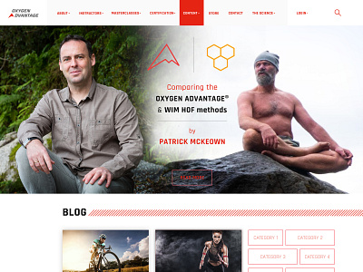 Oxygen Advantage Blog Page blog branding creative webdesign webdesign ui ux design webdesigner