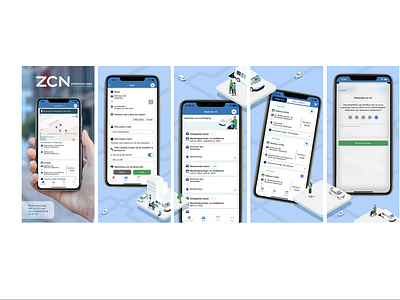 ZCN Vervoer App/Play Store Screenshot Series