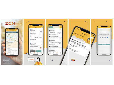 ZCN App/Play Store Screenshot Designs branding design graphic design illustration mobile mobiledesign typography ui uiux userinterface ux vector