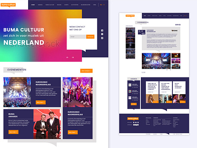 Buma Cultuur Website Redesign Concept