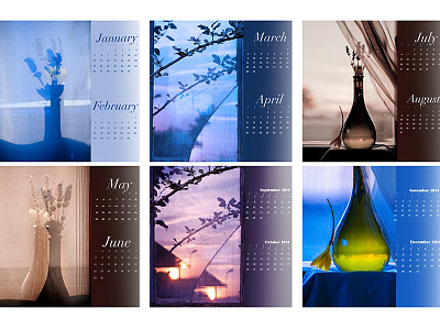 Abstract Photography Calendar abstract calendar design graphic layout photography type typography visual