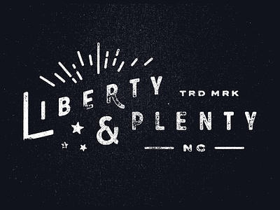 Liberty & Plenty america liberty navy nc north carolina pearlescent plenty stars texture