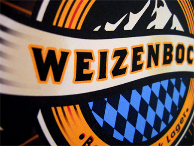 Weizenbock branding illustration logo packaging