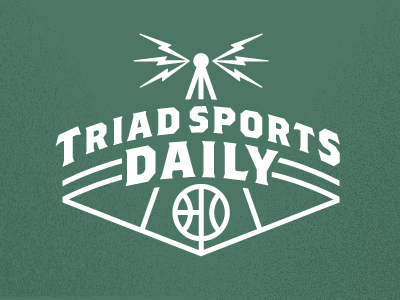 Triad Sports Daily branding logo web