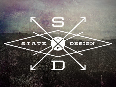 State Of Design Alt. 3 badge burst flag typography