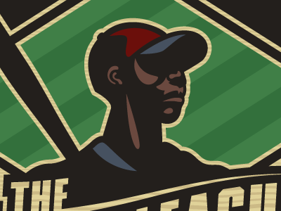 Negro Leagues Baseball Museum Concept illustration logo typography