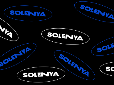 LOGO | SOLENYA branding design flat logo minimal type typography ux vector web