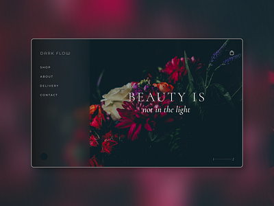 Main for Flowers Shop app art branding design flat minimal ui ux web website