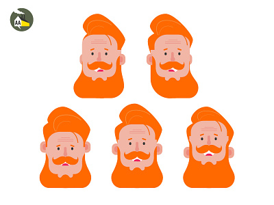 Character design for after effects animation beard boy branding cartoon character character design cool dude design flat flat design graphic character hairstyle hipster icon illustration iphone school vector vector art