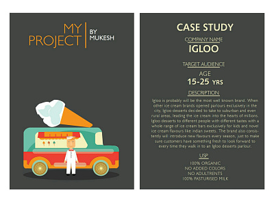 Igloo Desserts Project branding design graphic design graphics illustration illustrator logo logo design typography vector