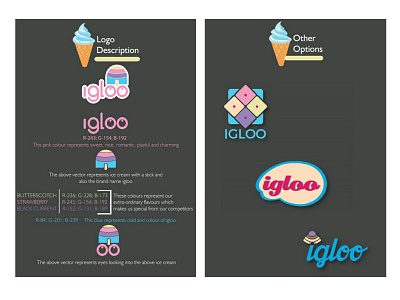 Igloo Logo design & Description branding clipping mask design graphic design graphics illustration illustrator logo logo design logos logotype vector