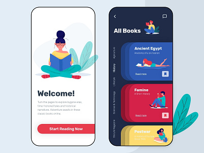 Online Book Reading Mobile App