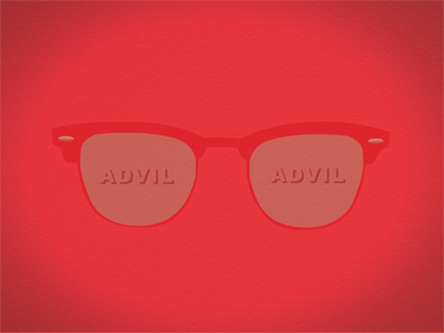 Sunglasses and Advil hip hop illustration kanye west lyrics rap typography vector