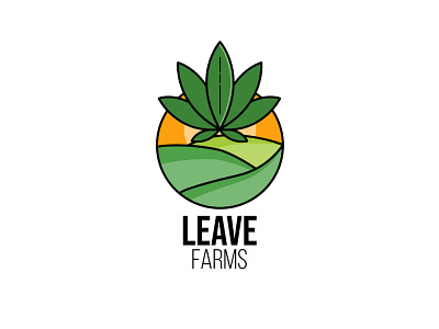 Logo 8 - Leave Farms affinity design affinity designer farms logo logo design logofarms