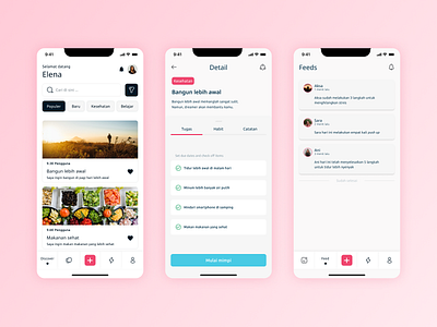 Plan Mobile App designs indonesia ui uidesign user interface