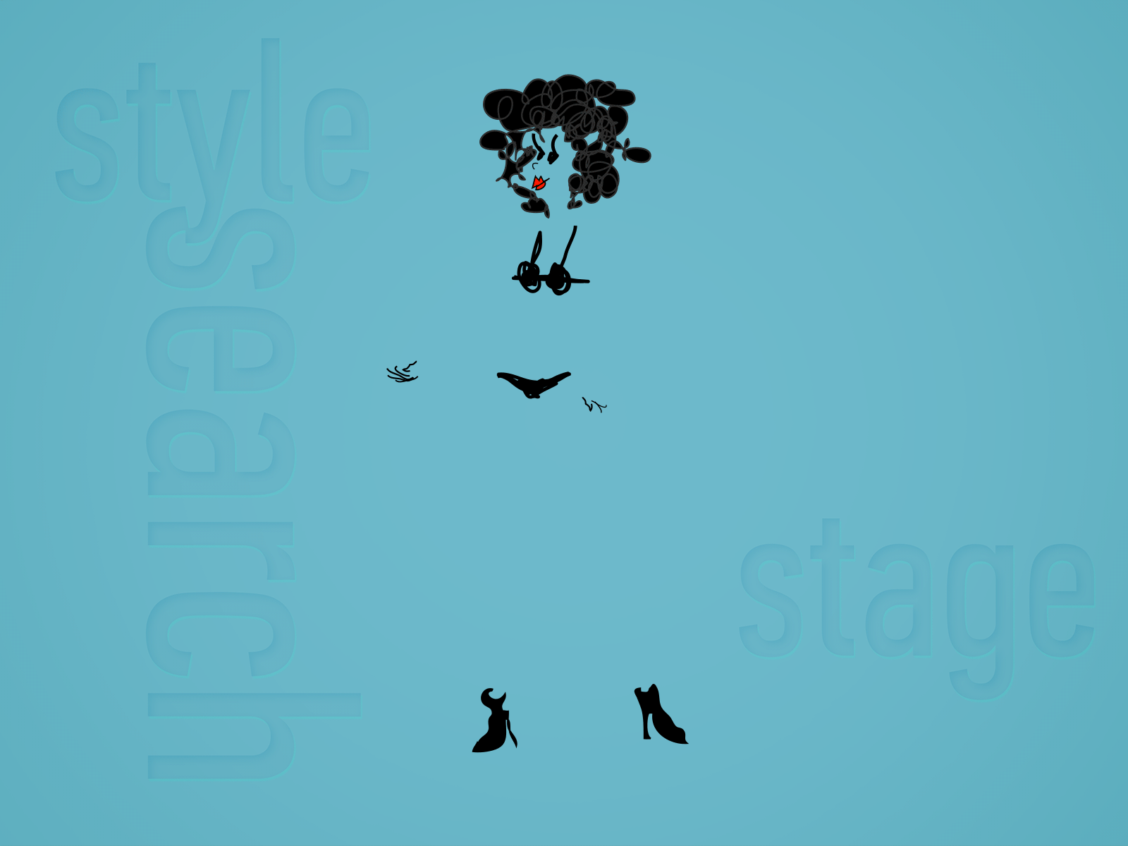 Style search stage character design illustration