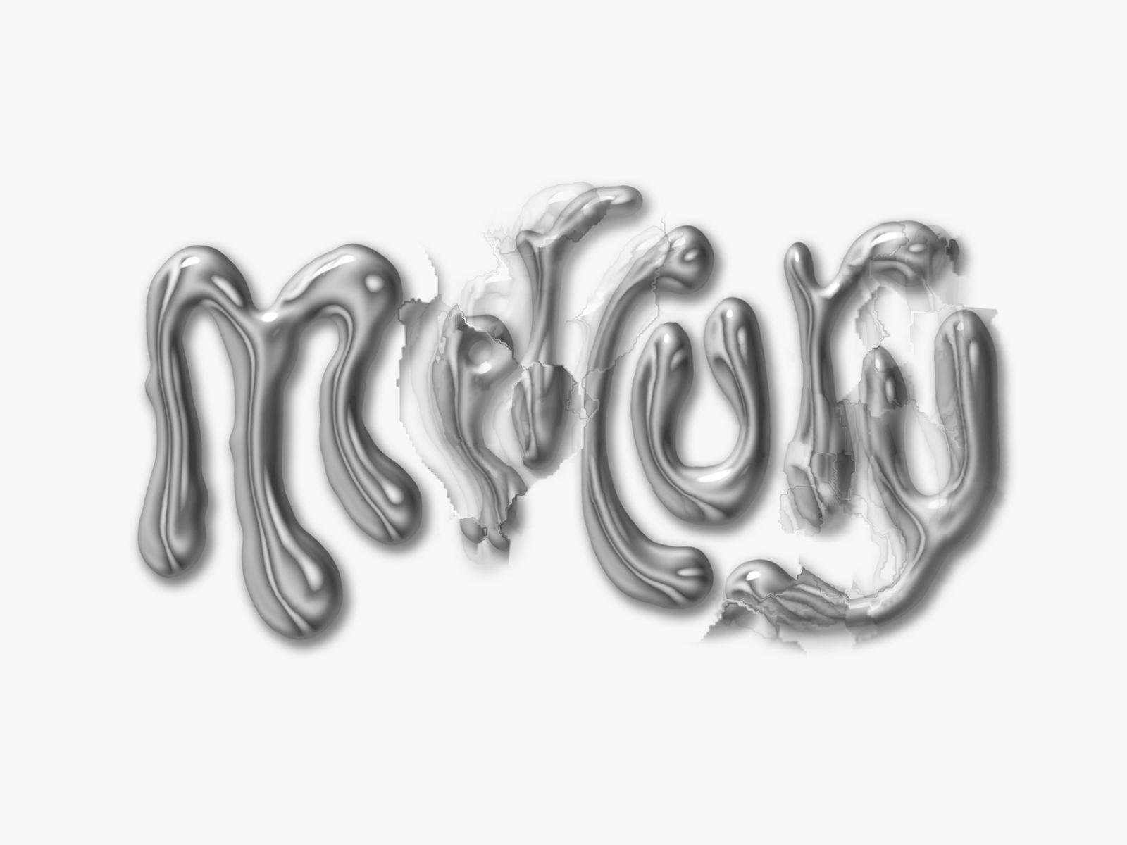 Mercury zero test (magic TimeWarp!) animation lettering typography