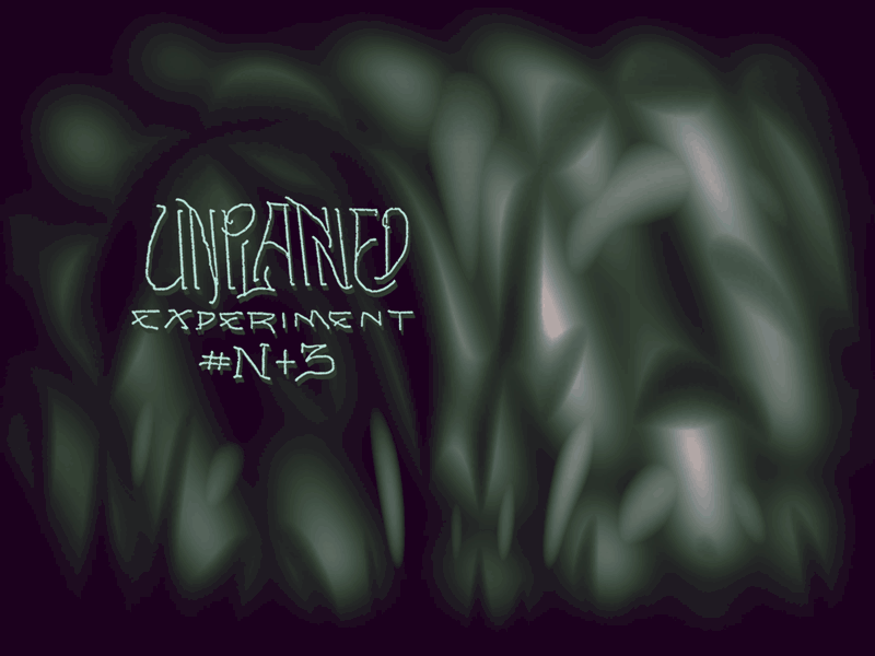 Unplanned experiment # N+3 animation design lettering typography