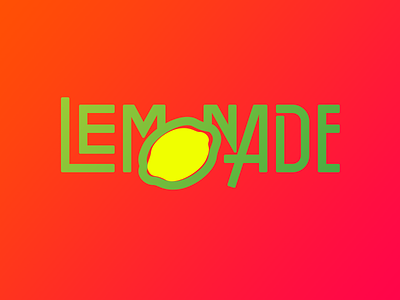 lemonade branding concept illustration lettering logo typography vector