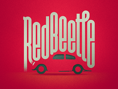 RedBeetle beetle branding concept design game art illustration lettering logo negative space red smart logo typography vector