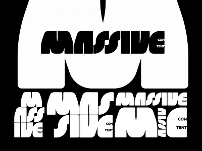 MASSIVE bold branding concept fat lettering massive thick typography ultrabold