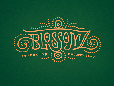 BlossomZ lettering