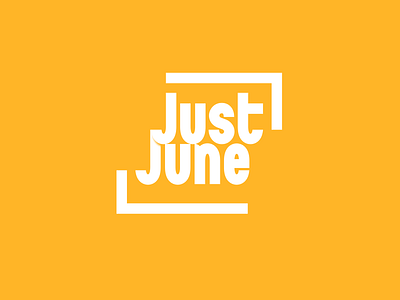 JUST JUNE my prediction for the month animation branding concept design graphic design illustration lettering typography vector