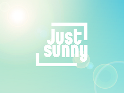 Just sunny branding concept design graphic design illustration lettering typography vector